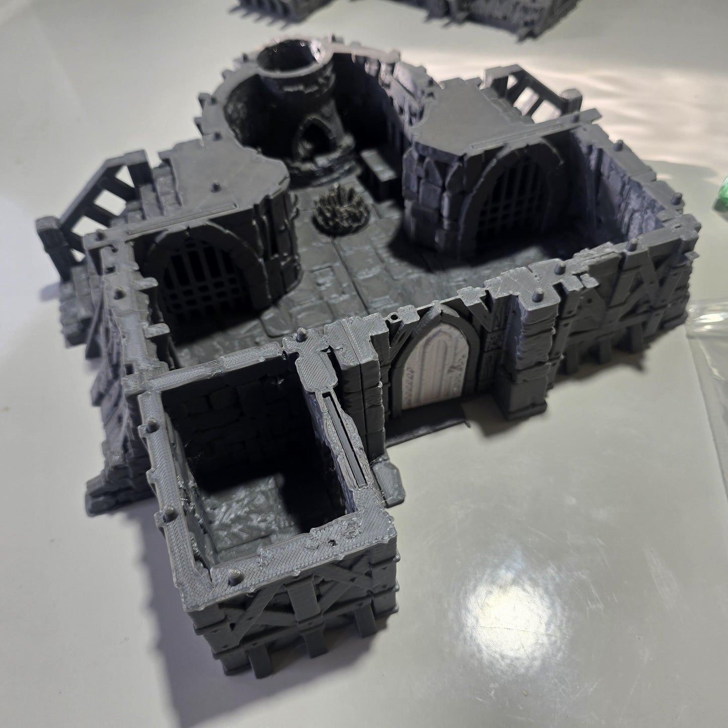Blacksmith Lodge: Medieval Forge & Workshop 28MM Tabletop Terrain, Model Railroading, Gaming