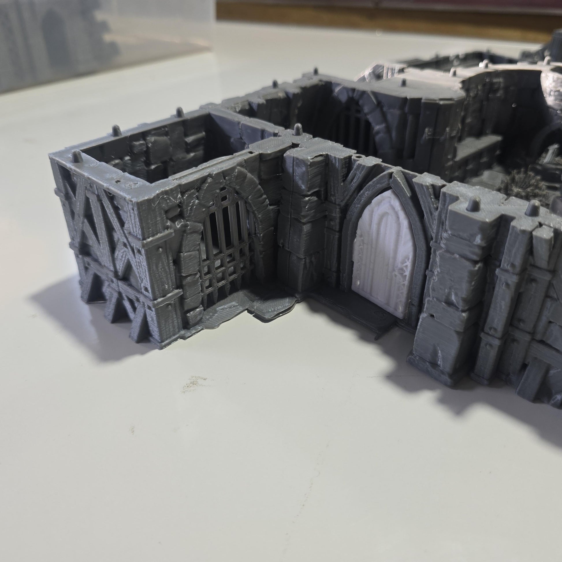 Blacksmith Lodge: Medieval Forge & Workshop 28MM Tabletop Terrain, Model Railroading, Gaming