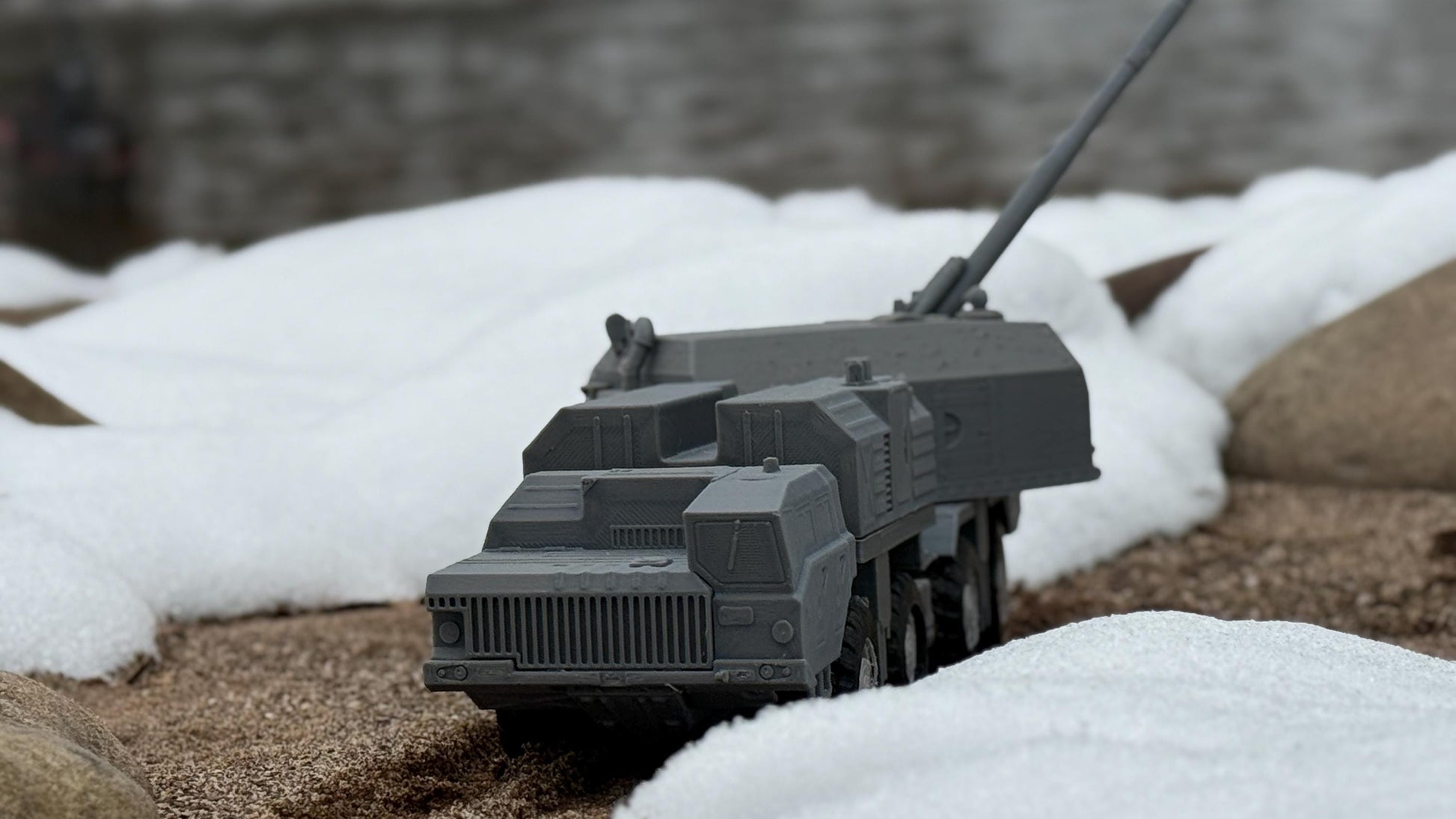 A-222 Berg, MAZ-543, 8x8, Coastal artillery system, truck, soviet Era, Russian, Post War, cold war, tabletop gaming, tabletop terrain