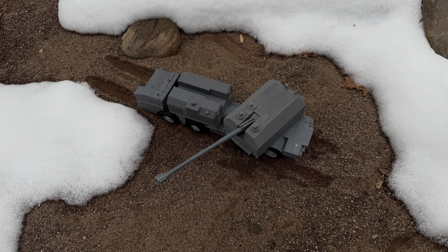 A-222 Berg, MAZ-543, 8x8, Coastal artillery system, truck, soviet Era, Russian, Post War, cold war, tabletop gaming, tabletop terrain