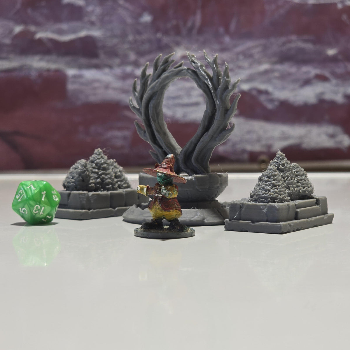 Elderwood Shrine – 28mm Fantasy Courtyard Monument