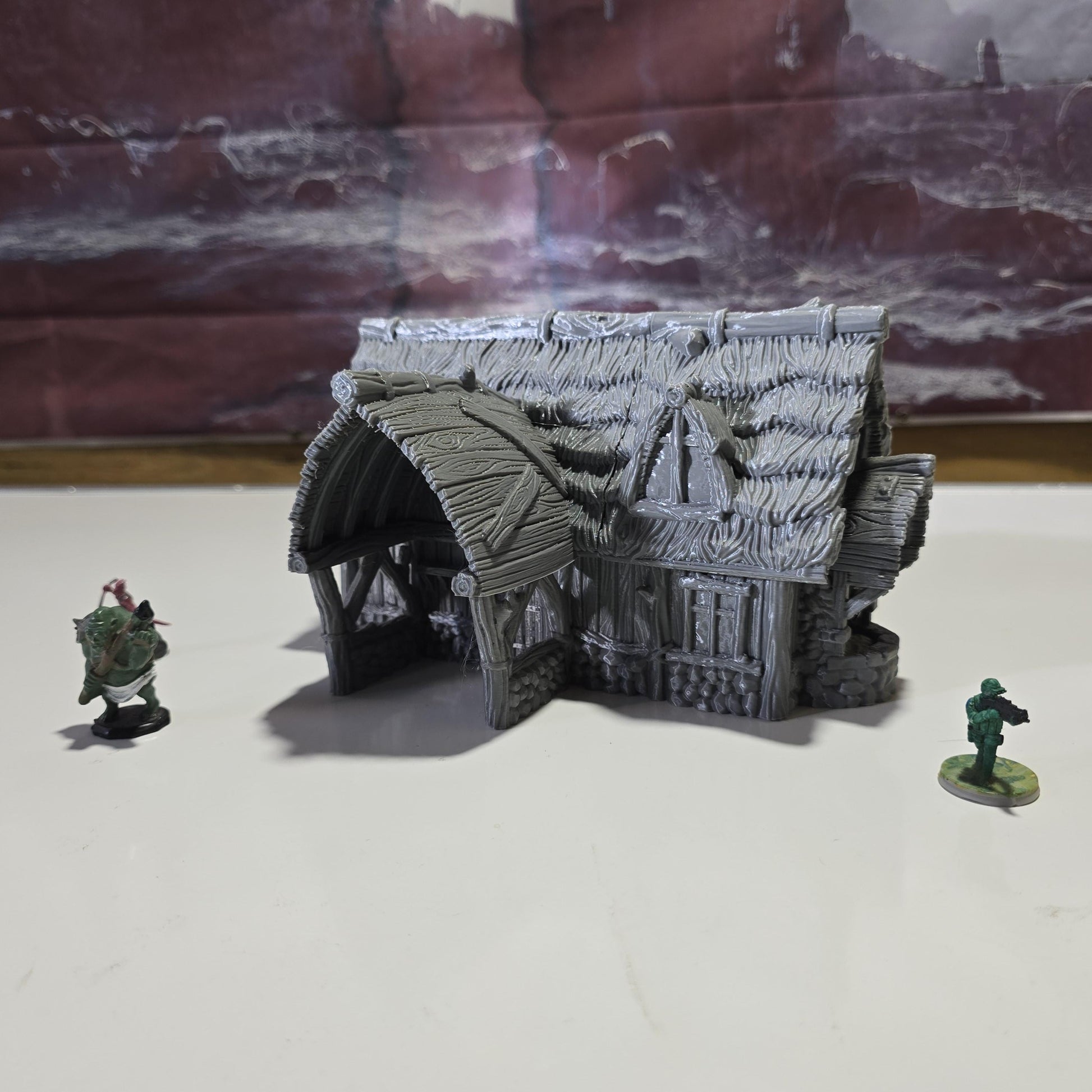 Viking Blacksmith Shop: Medieval Period Timber Building for Tabletop RPGs