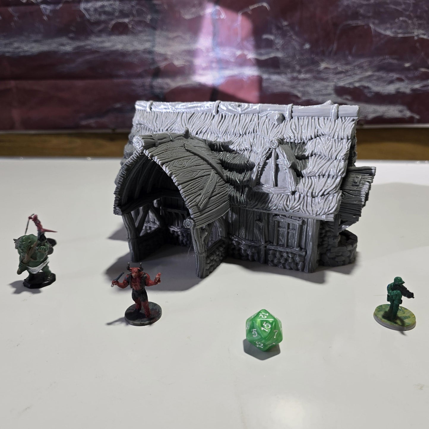 Viking Blacksmith Shop: Medieval Period Timber Building for Tabletop RPGs