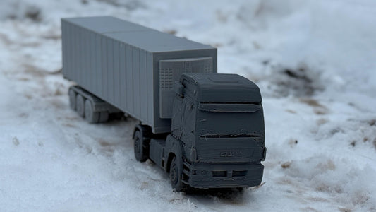 KAMAZ semi truck, Kamaz, Truck, Russian, Post War, cold war, tabletop gaming, tabletop terrain