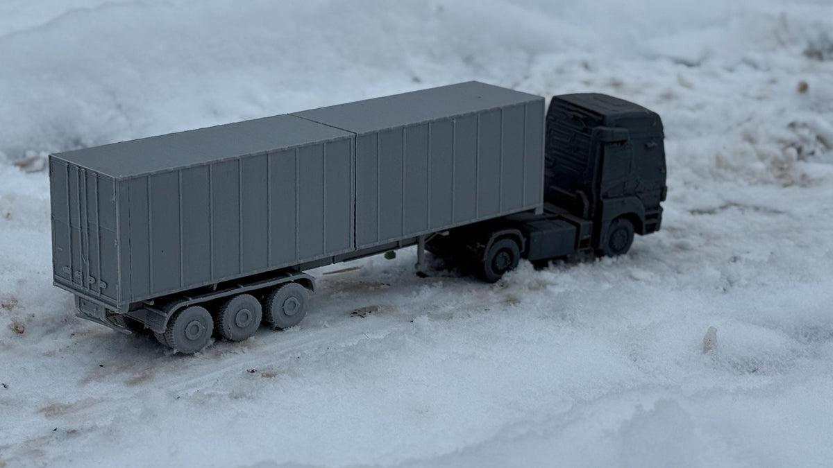 KAMAZ semi truck, Kamaz, Truck, Russian, Post War, cold war, tabletop gaming, tabletop terrain