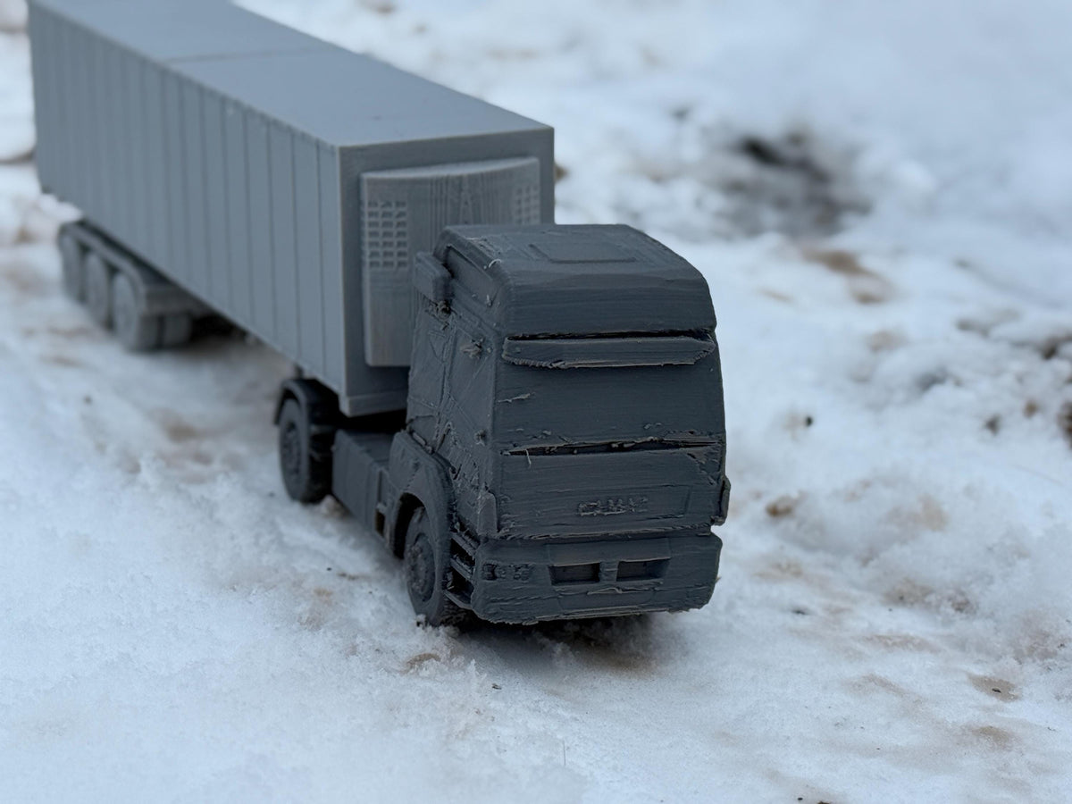 KAMAZ semi truck, Kamaz, Truck, Russian, Post War, cold war, tabletop gaming, tabletop terrain