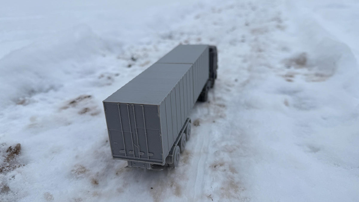 KAMAZ semi truck, Kamaz, Truck, Russian, Post War, cold war, tabletop gaming, tabletop terrain