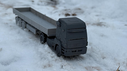 KAMAZ Flatbed truck, Kamaz, Truck, Russian, Post War, cold war, tabletop gaming, tabletop terrain