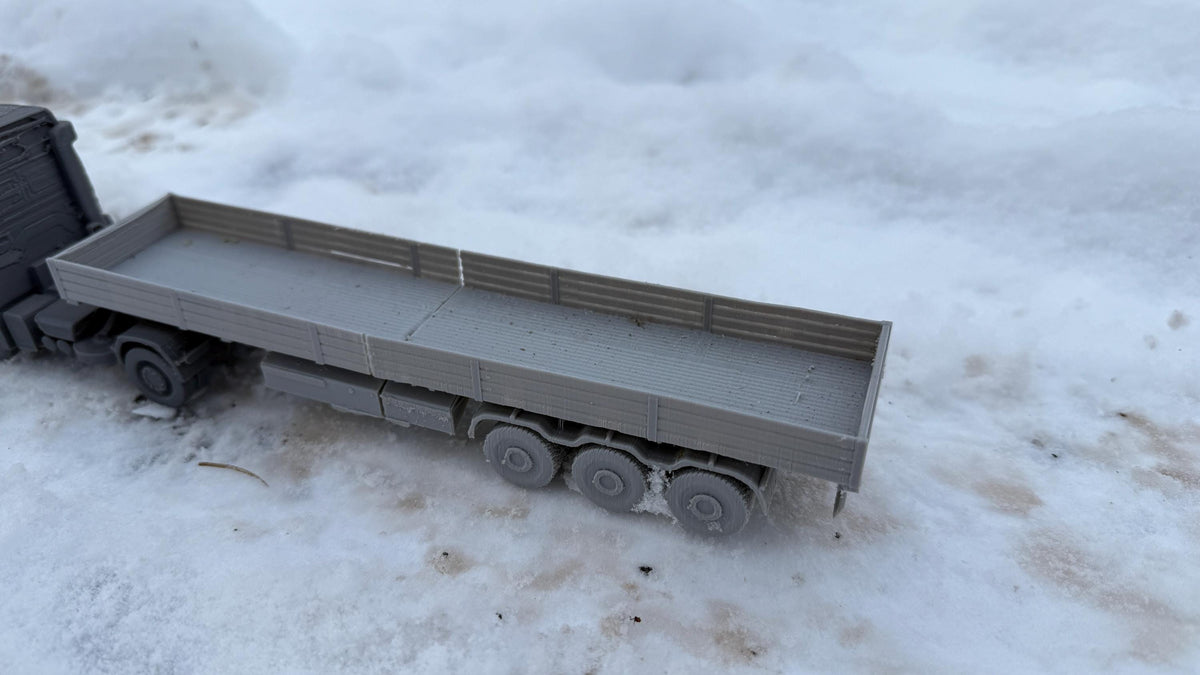KAMAZ Flatbed truck, Kamaz, Truck, Russian, Post War, cold war, tabletop gaming, tabletop terrain