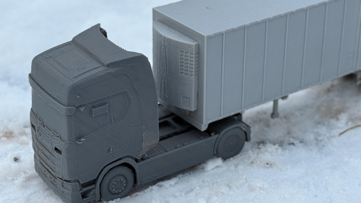 SCANIA Box truck, Scania, Truck, European, Semi truck, cold war, tabletop gaming, tabletop terrain