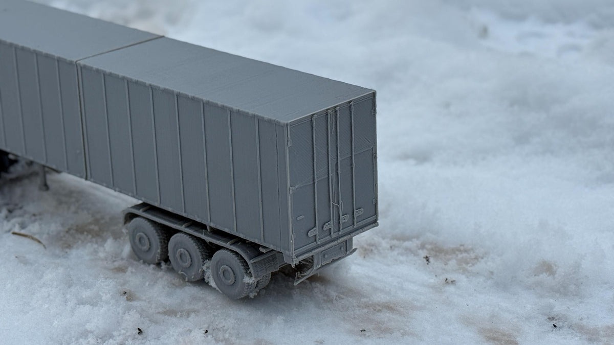 SCANIA Box truck, Scania, Truck, European, Semi truck, cold war, tabletop gaming, tabletop terrain