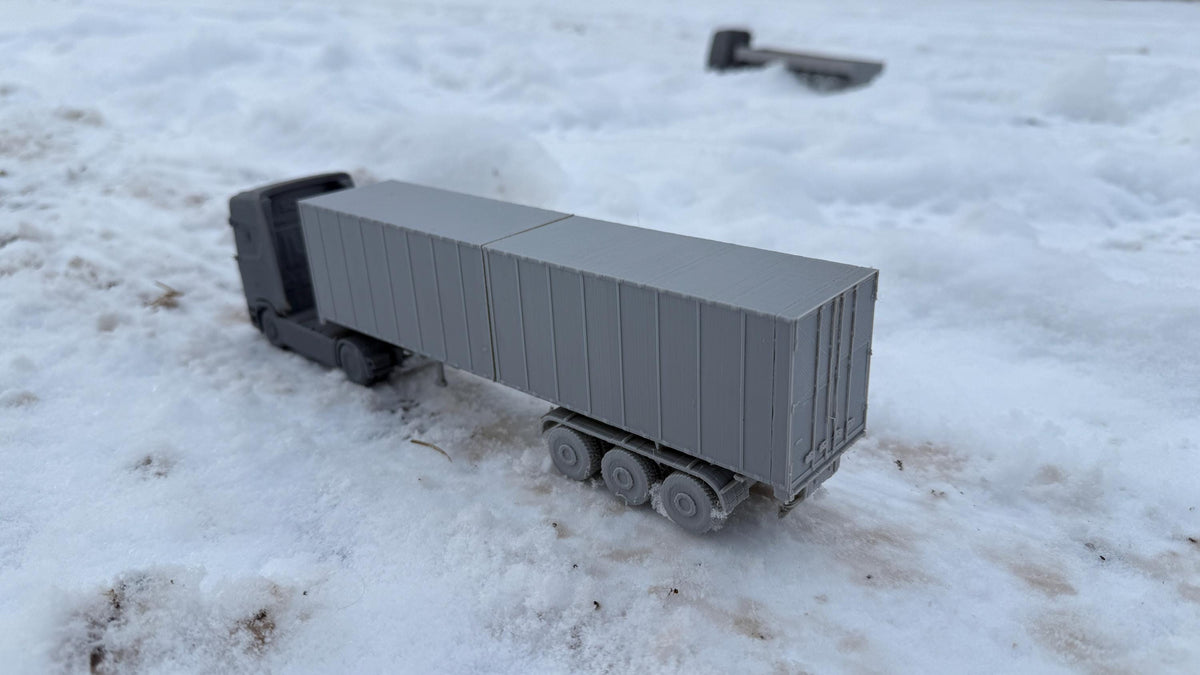 SCANIA Box truck, Scania, Truck, European, Semi truck, cold war, tabletop gaming, tabletop terrain