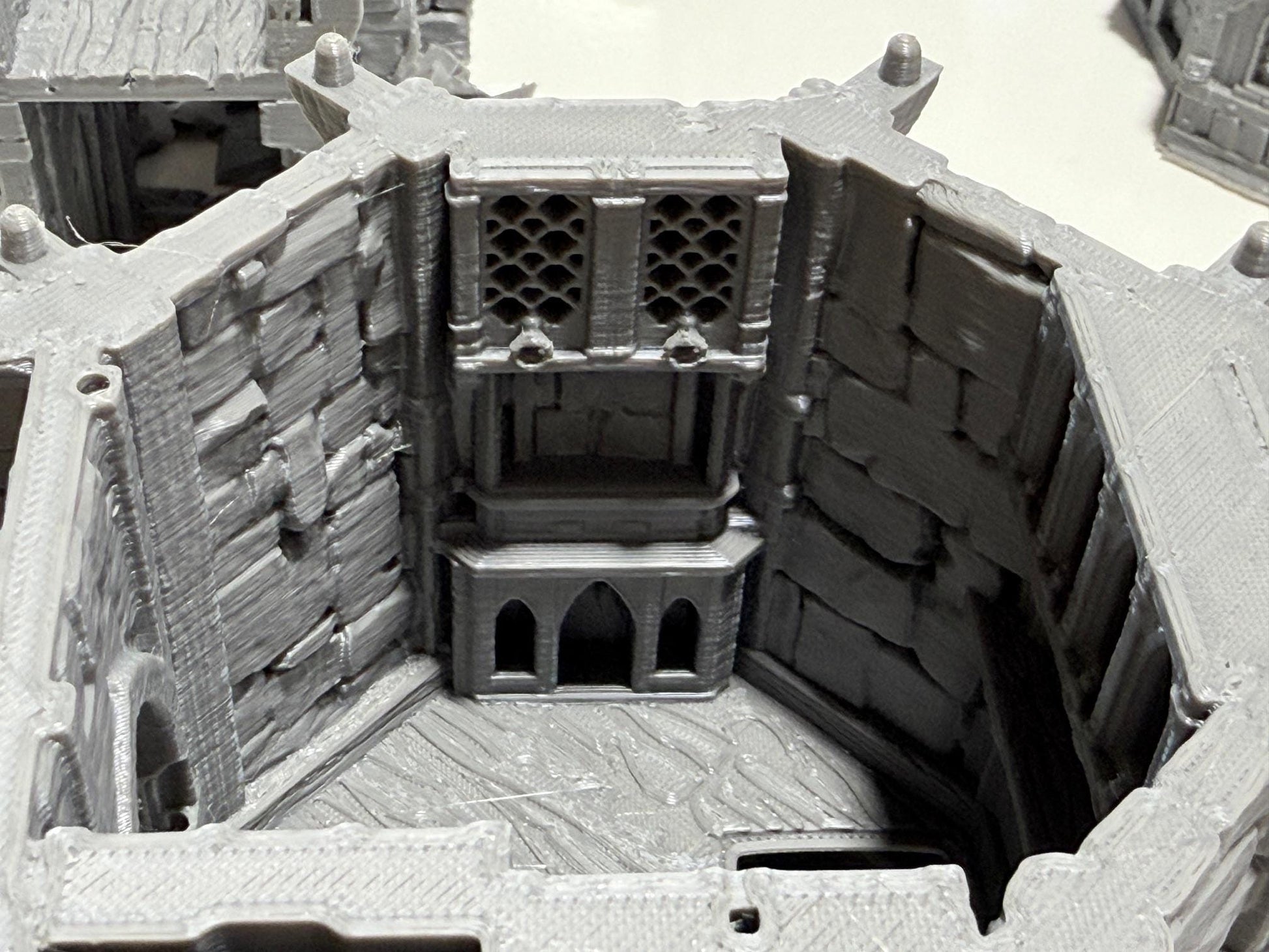 Merchant’s Gatehouse Ruin: Medieval Fantasy Fortified Building Terrain Standard Tabletop Terrain, Gaming, kingdom of Guardia