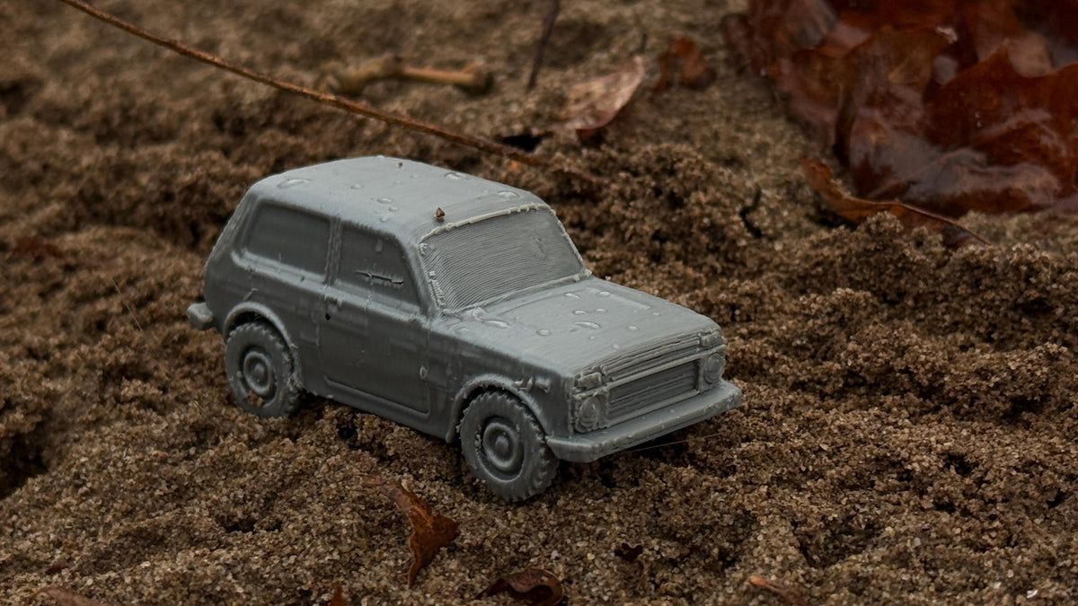 Lada Niva, VAZ-2121, car, Modern warfare, Tabletop terrain, WW2, Modern tank,