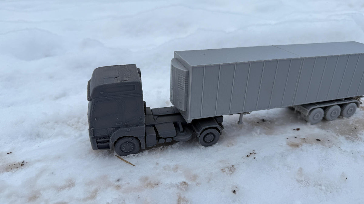 KAMAZ semi truck, Kamaz, Truck, Russian, Post War, cold war, tabletop gaming, tabletop terrain