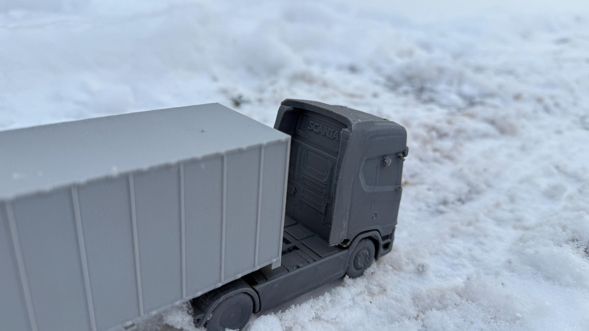 SCANIA Box truck, Scania, Truck, European, Semi truck, cold war, tabletop gaming, tabletop terrain