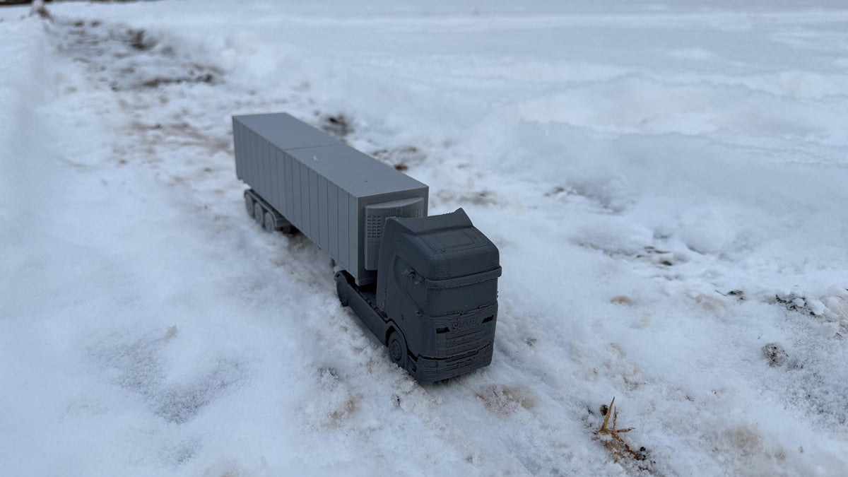 SCANIA Box truck, Scania, Truck, European, Semi truck, cold war, tabletop gaming, tabletop terrain