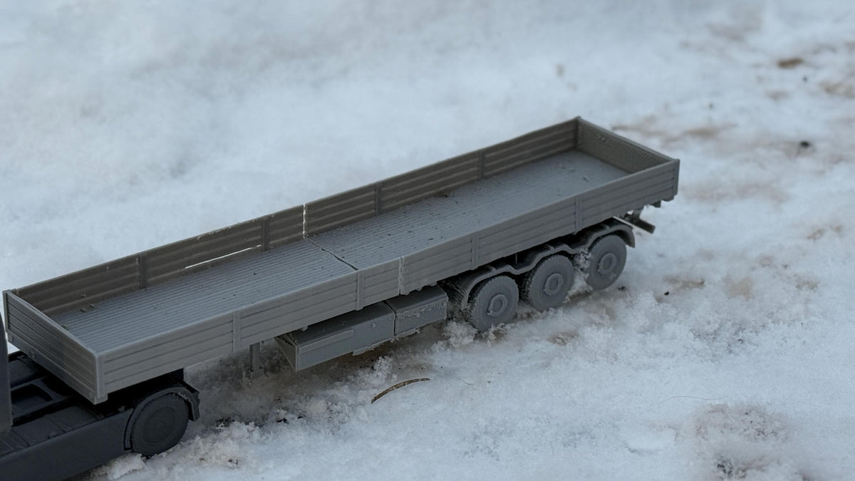 SCANIA flatbed truck, Scania, Truck, European, Semi truck, cold war, tabletop gaming, tabletop terrain