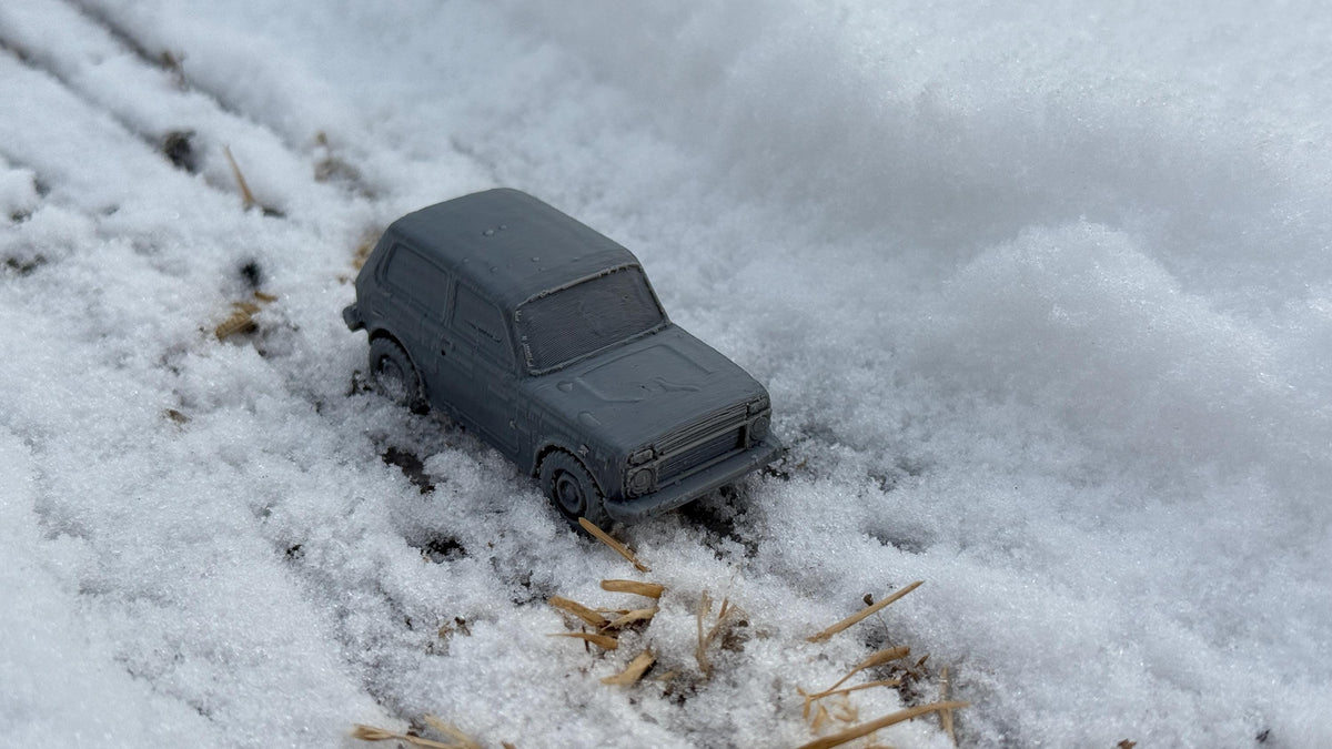 Lada Niva, VAZ-2121, car, Modern warfare, Tabletop terrain, WW2, Modern tank,
