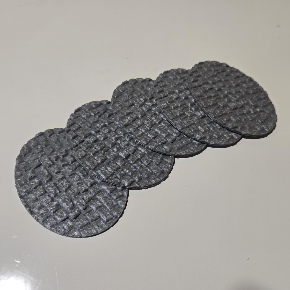 Oval Cobblestone Road Tiles 4x3inch - set of 5