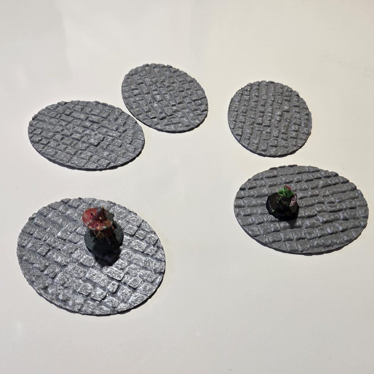 Oval Cobblestone Road Tiles 4x3inch - set of 5