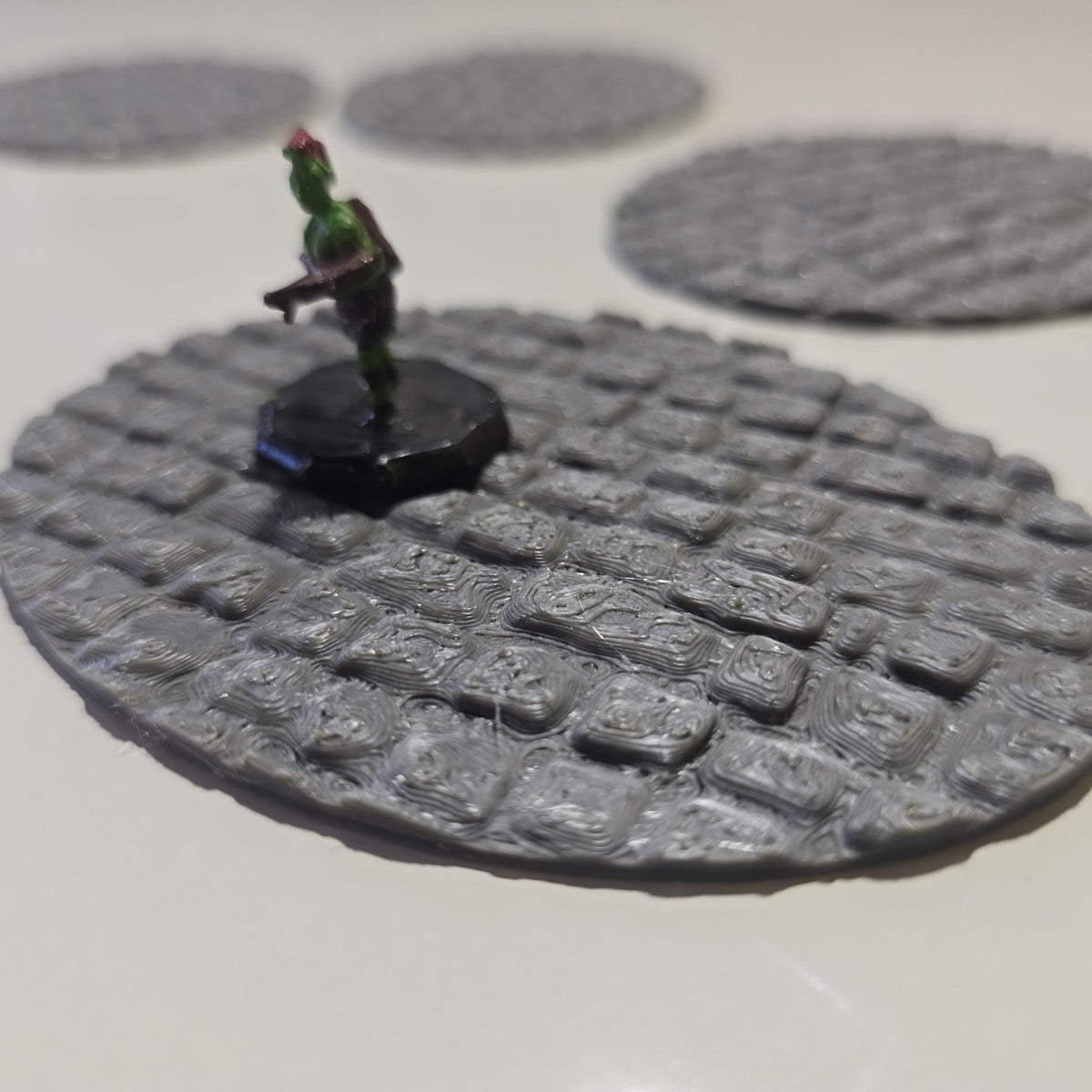 Oval Cobblestone Road Tiles 4x3inch - set of 5