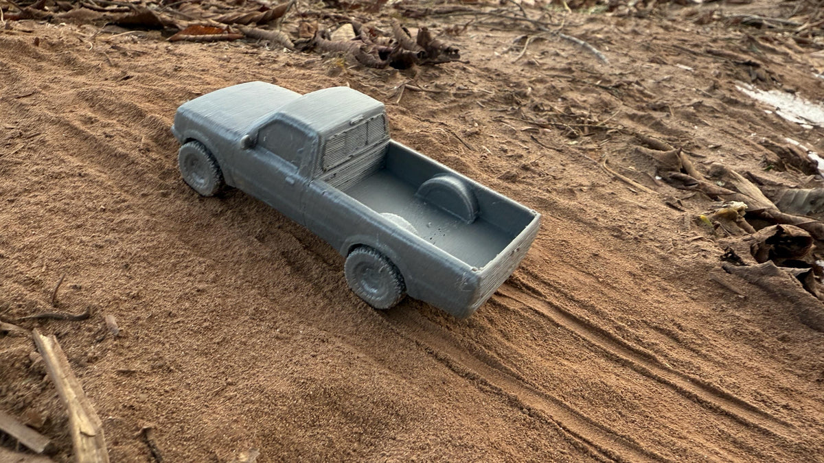 ford style 90s pickup, car, Modern warfare, Tabletop terrain, WW2, Modern tank,