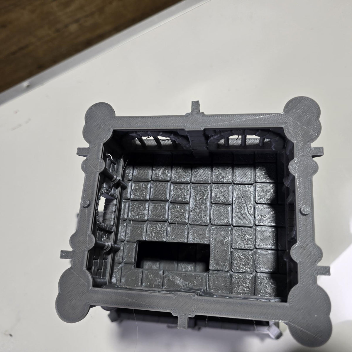Skywatch Tower - City of Abauros 8– 28mm Fantasy Stone Structure, 3D Printed Unpainted Terrain