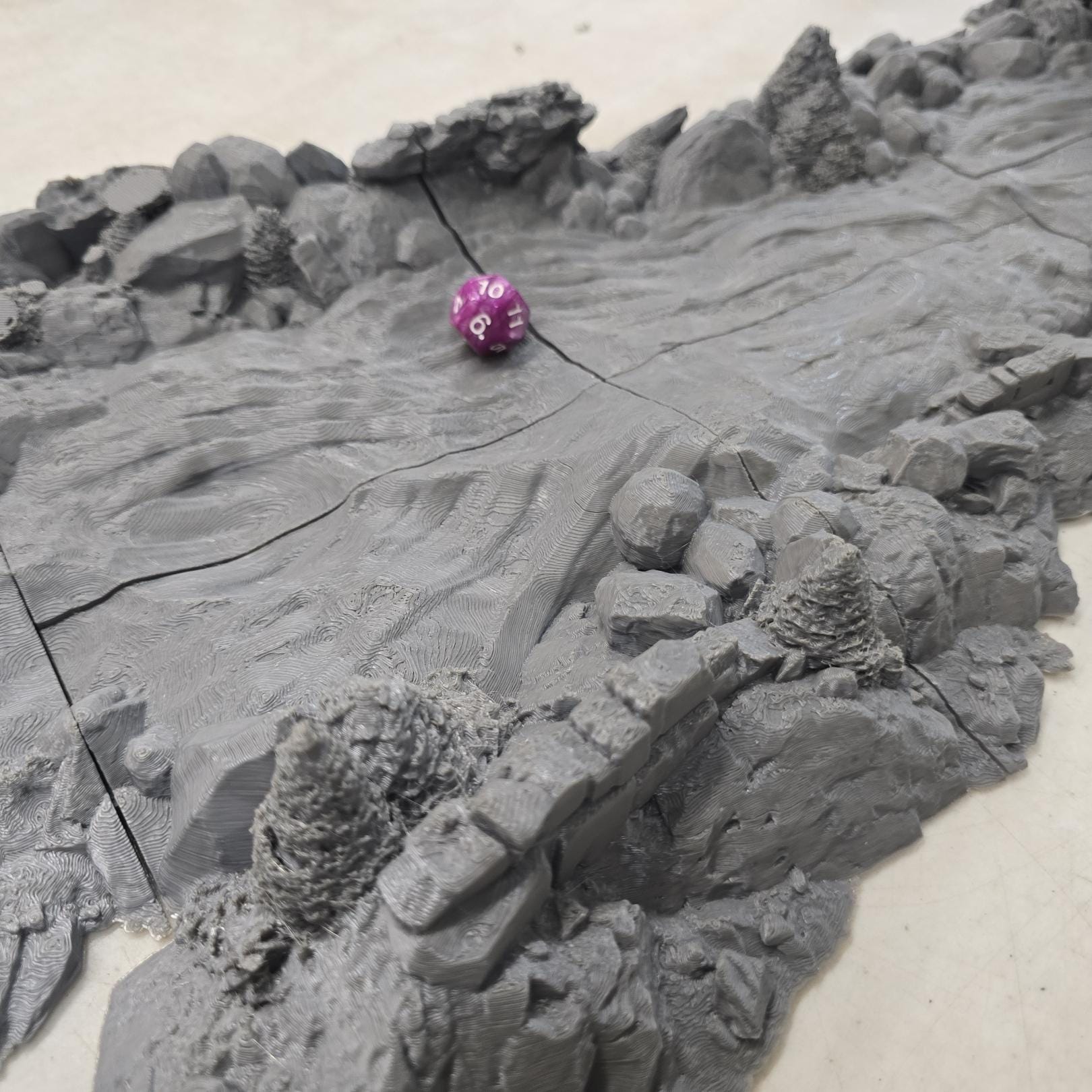 Guardia Modular Riverways – 28mm Kingdom of Guardia Terrain, 3D Printed Unpainted PLA River System