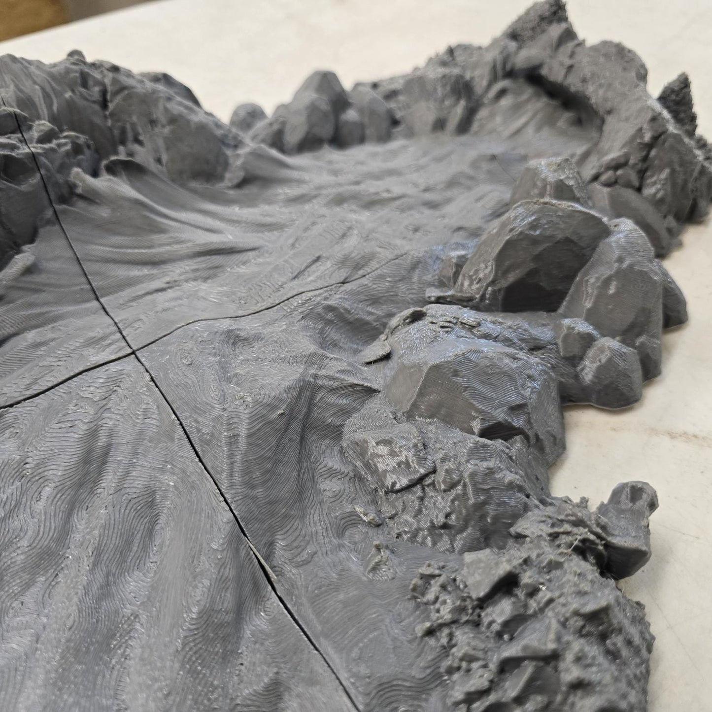 Guardia Modular Riverways – 28mm Kingdom of Guardia Terrain, 3D Printed Unpainted PLA River System