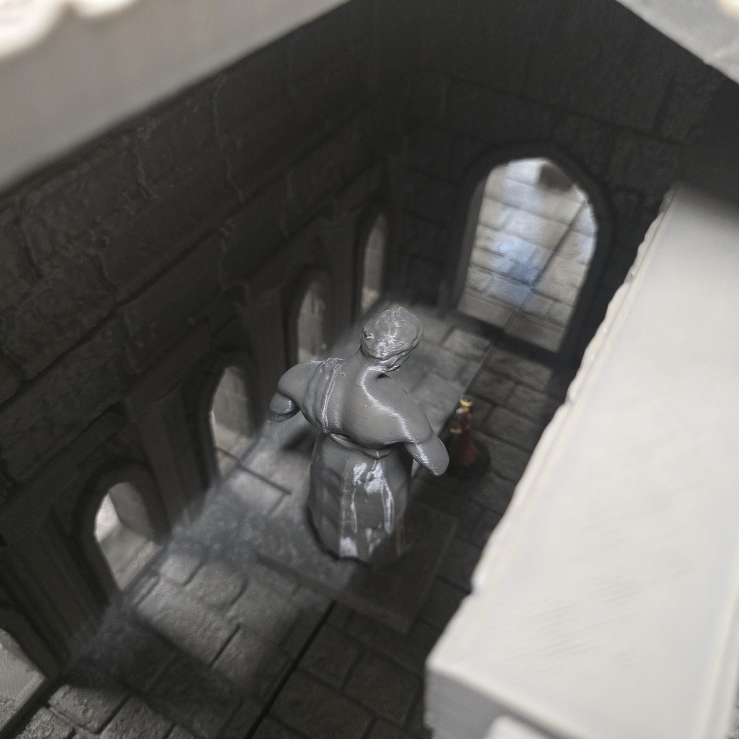 Ancient Roman Temple – 28mm Classical Building, 3D Printed Unpainted PLA Terrain