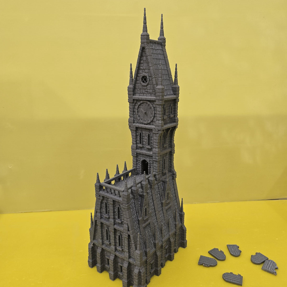 Imperial ClockTower – 28mm City Tower, 3D Printed Unpainted PLA