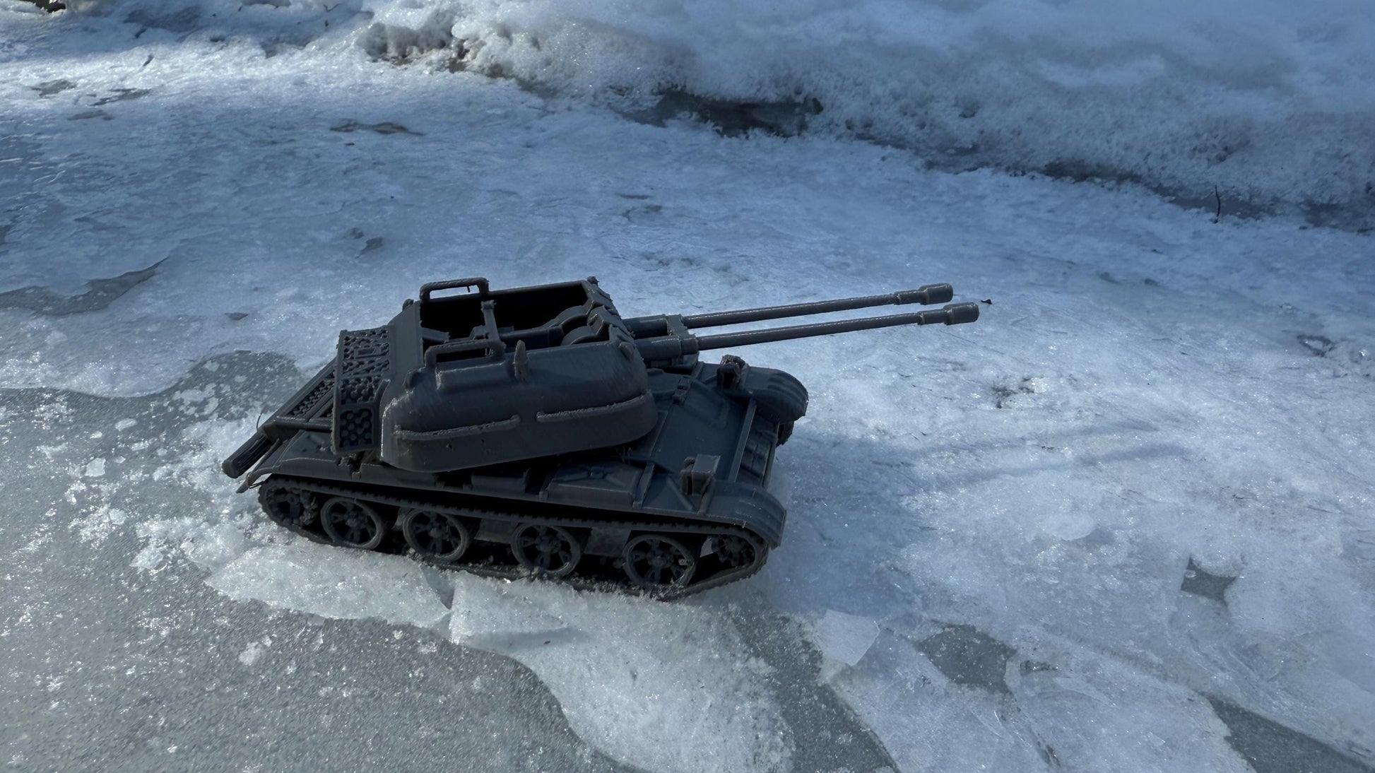 ZSU-57, Soviet union, cold war tank, cold war, tank, Russian, Tabletop terrain, tabletop gaming,