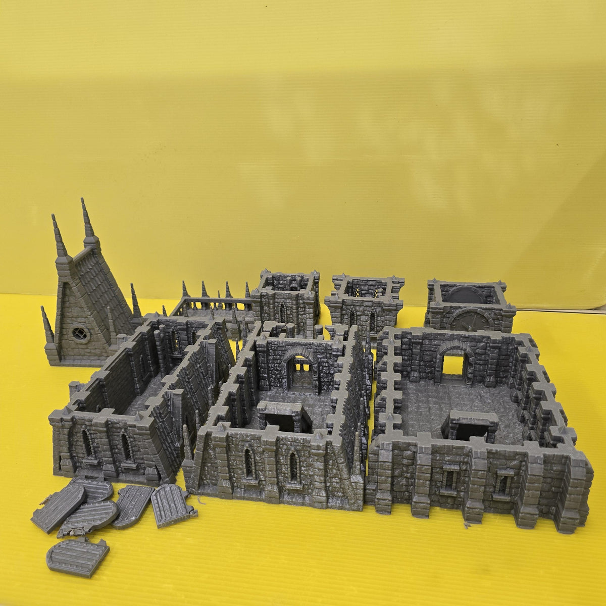 Imperial ClockTower – 28mm City Tower, 3D Printed Unpainted PLA
