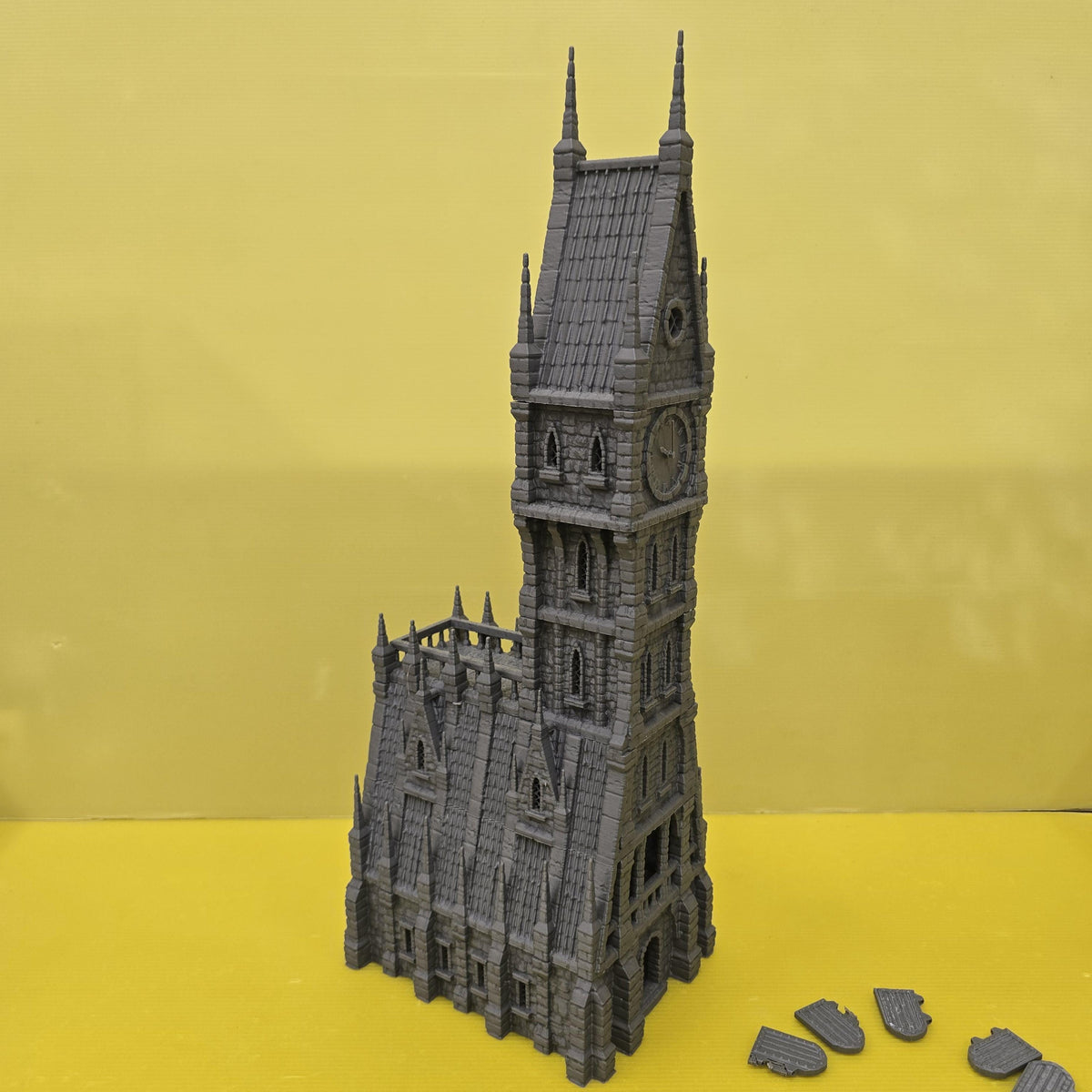 Imperial ClockTower – 28mm City Tower, 3D Printed Unpainted PLA