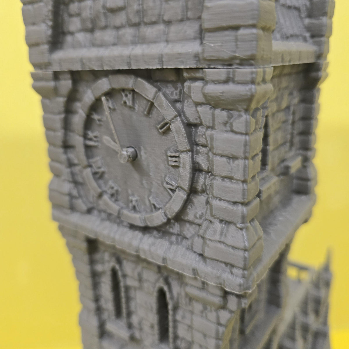 Imperial ClockTower – 28mm City Tower, 3D Printed Unpainted PLA