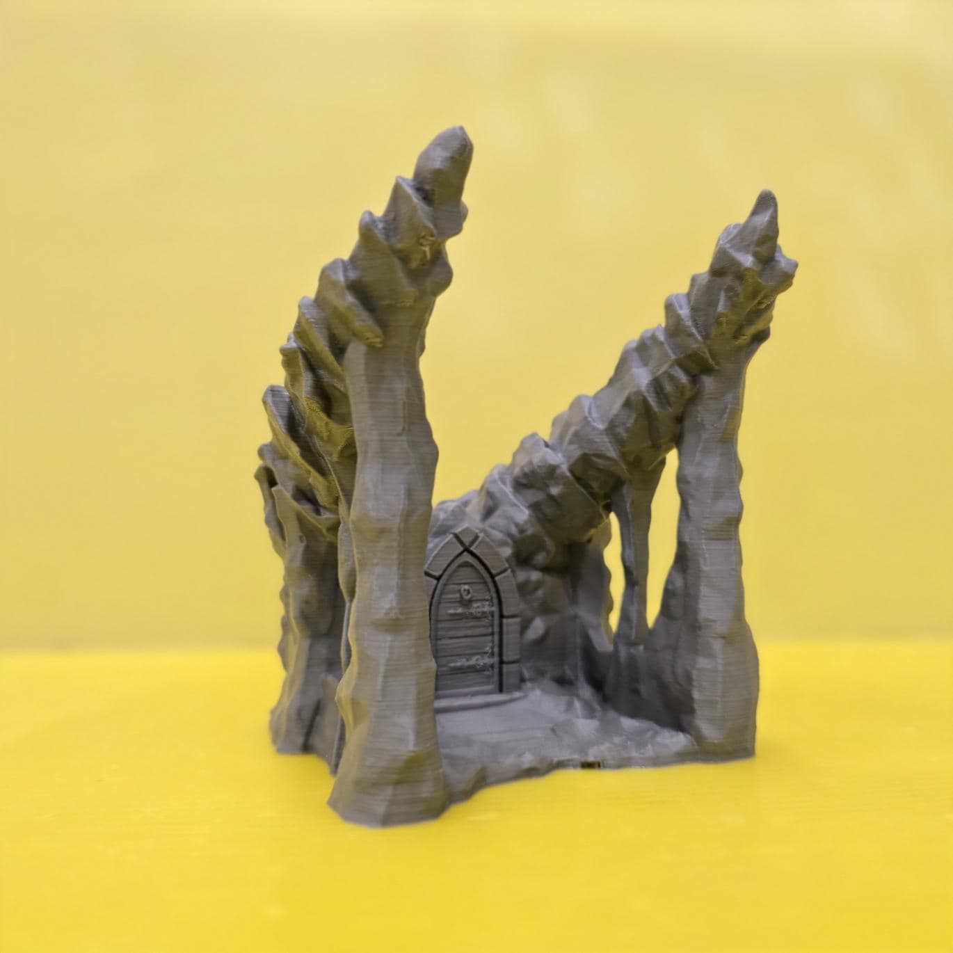 28mm Dragon Skull Cave Entrance – 3D Printed Unpainted PLA Terrain