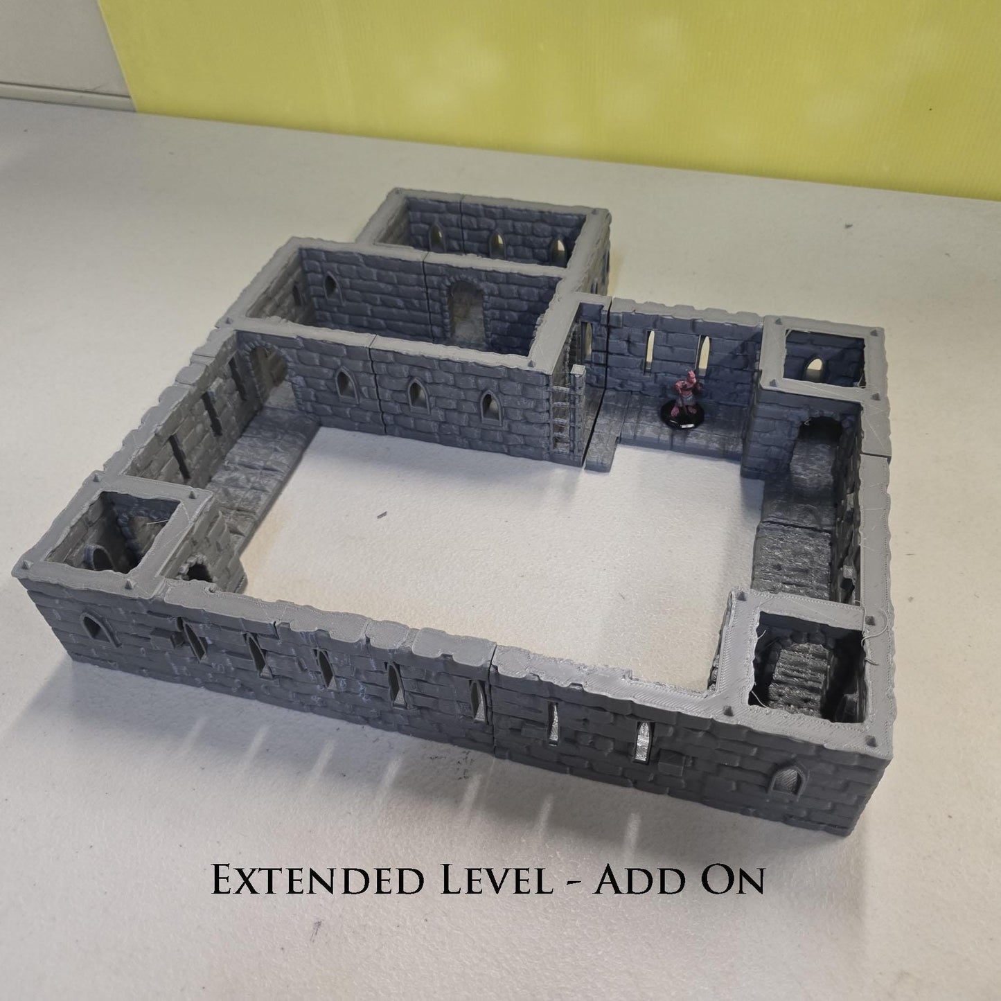 Island Castle, Castle, Fortress, Island Fort, Small Fort, Fort, Dungeons and Dragons, Castle Terrain, tabletop terrain