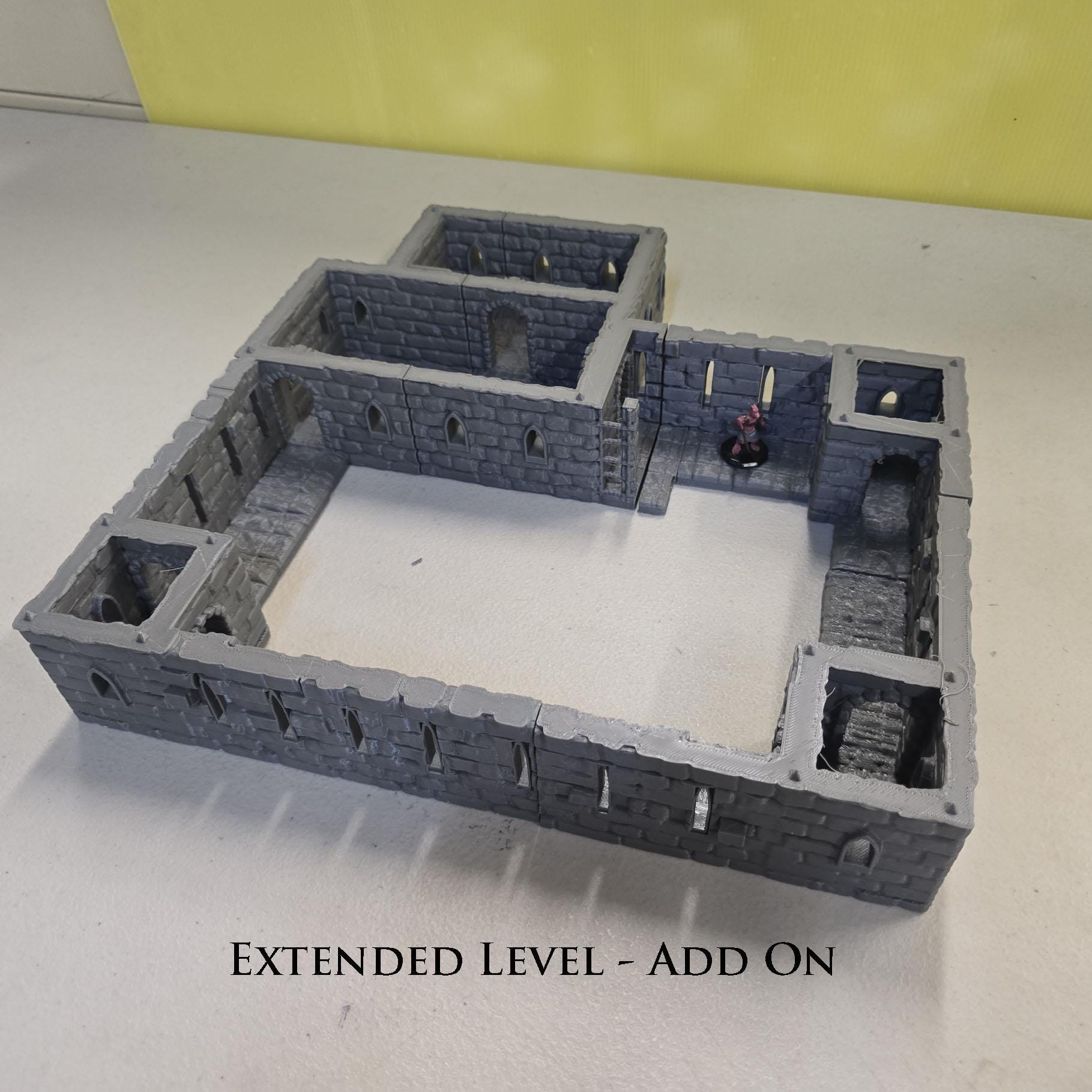 Island Castle, Castle, Fortress, Island Fort, Small Fort, Fort, Dungeons and Dragons, Castle Terrain, tabletop terrain