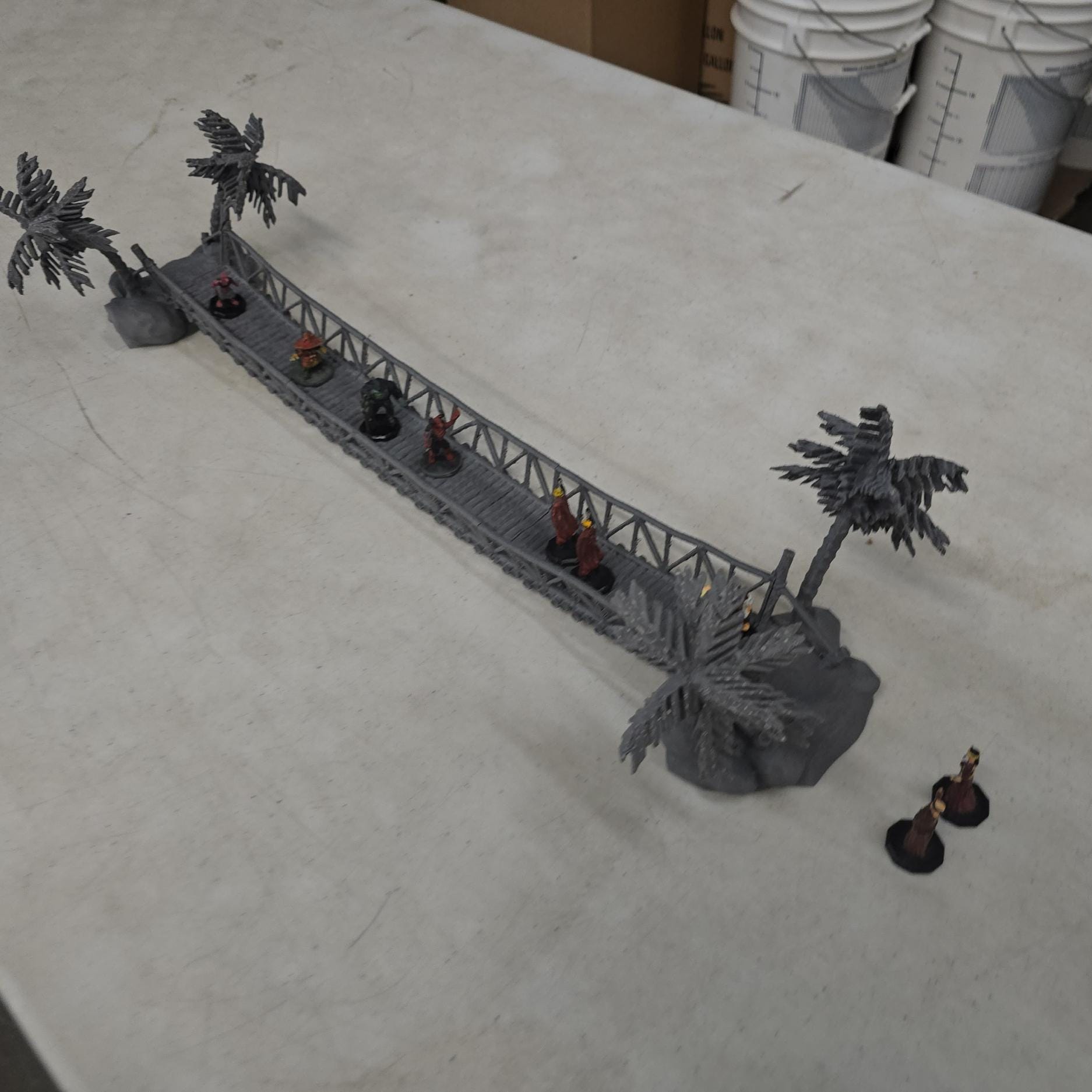 The Three-Palm Traverse – 30" Tropical Rope Bridge - Long Island Bridge