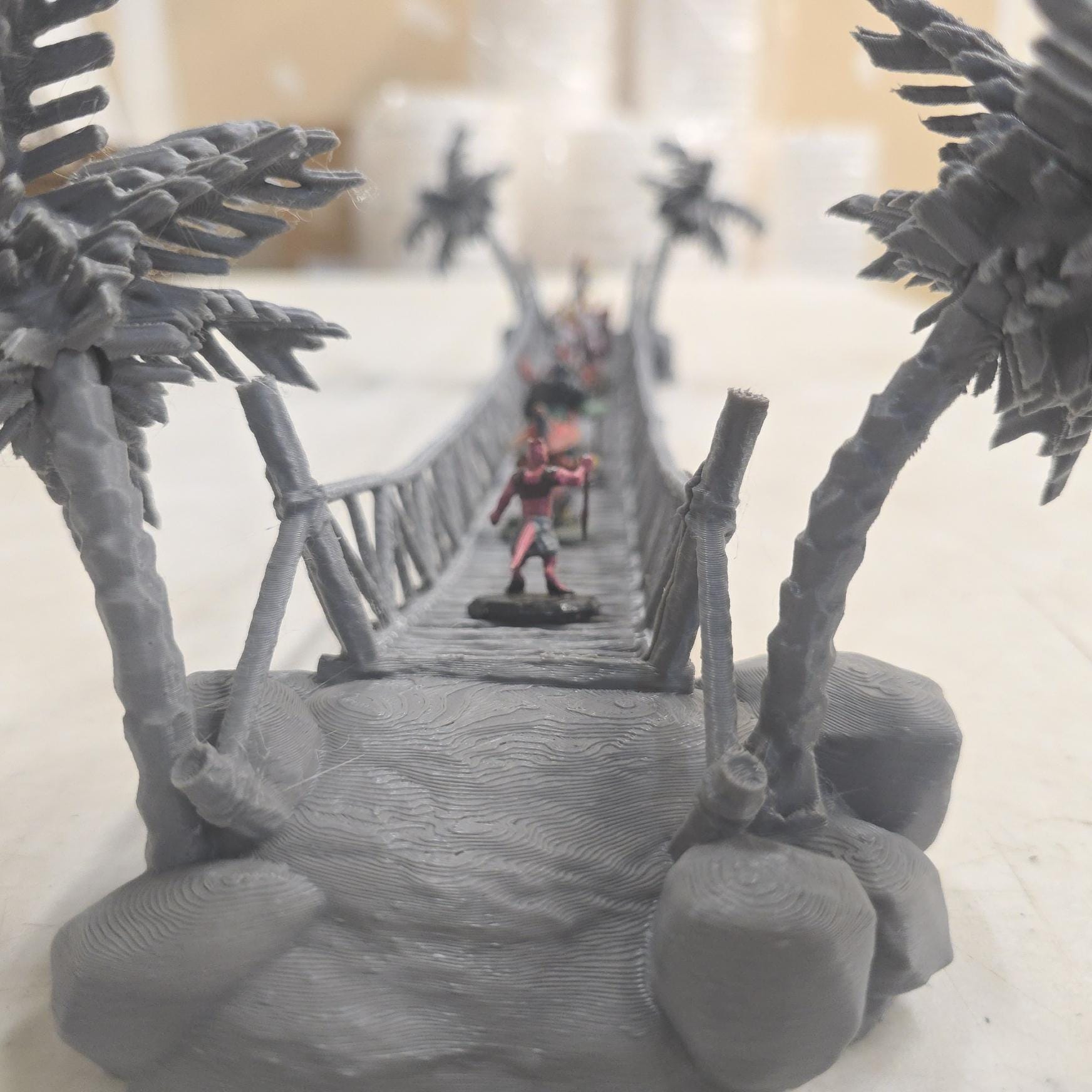 The Three-Palm Traverse – 30" Tropical Rope Bridge - Long Island Bridge