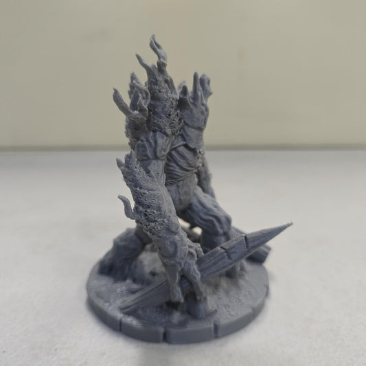 Ironwood the Old, High Warden of the Guardia Forest – 28mm Unpainted PLA Miniature for Tabletop RPGs