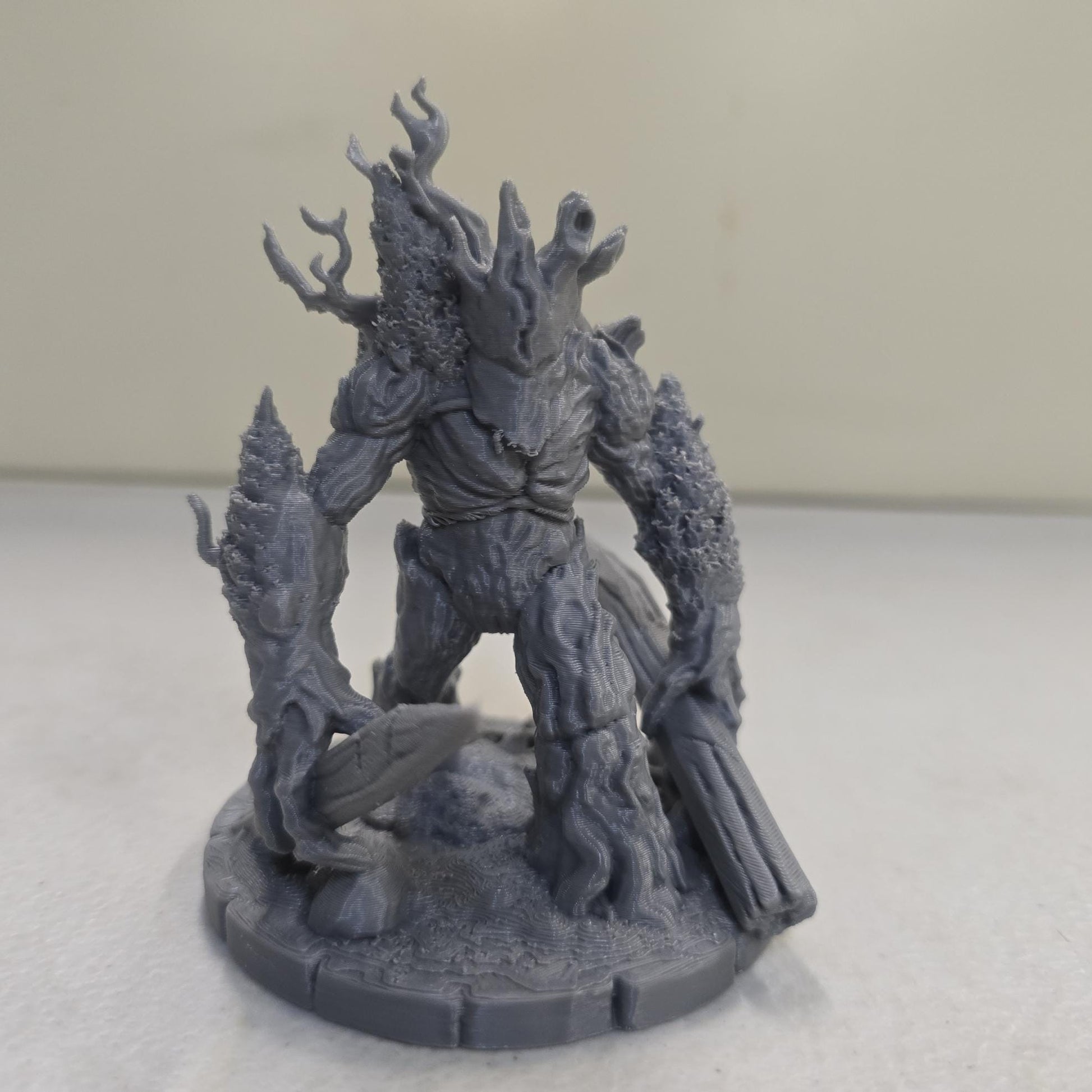 Ironwood the Old, High Warden of the Guardia Forest – 28mm Unpainted PLA Miniature for Tabletop RPGs