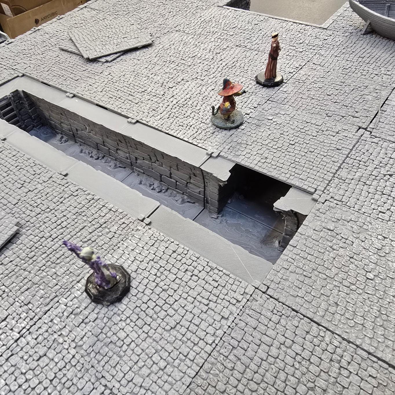 Large Quay Dock & Sewer System Set, Docks, Ancrabourg, cobblestone streets and sewers