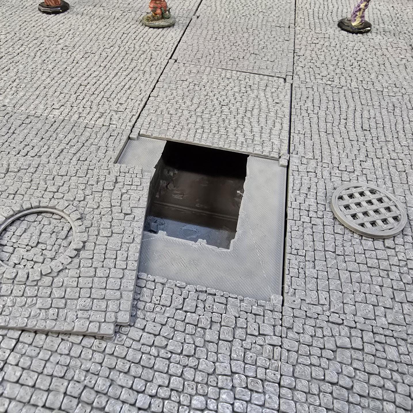 Large Quay Dock & Sewer System Set, Docks, Ancrabourg, cobblestone streets and sewers