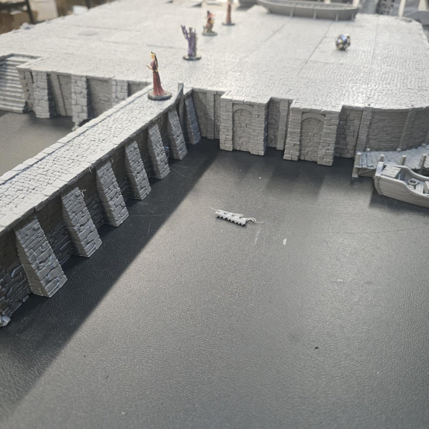 Large Quay Dock & Sewer System Set, Docks, Ancrabourg, cobblestone streets and sewers