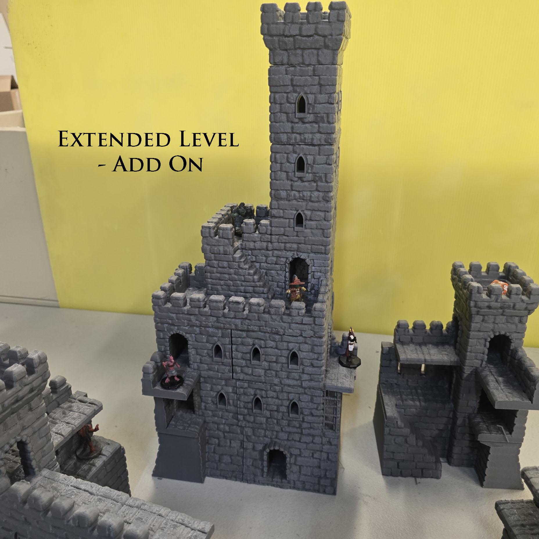 Island Castle, Castle, Fortress, Island Fort, Small Fort, Fort, Dungeons and Dragons, Castle Terrain, tabletop terrain