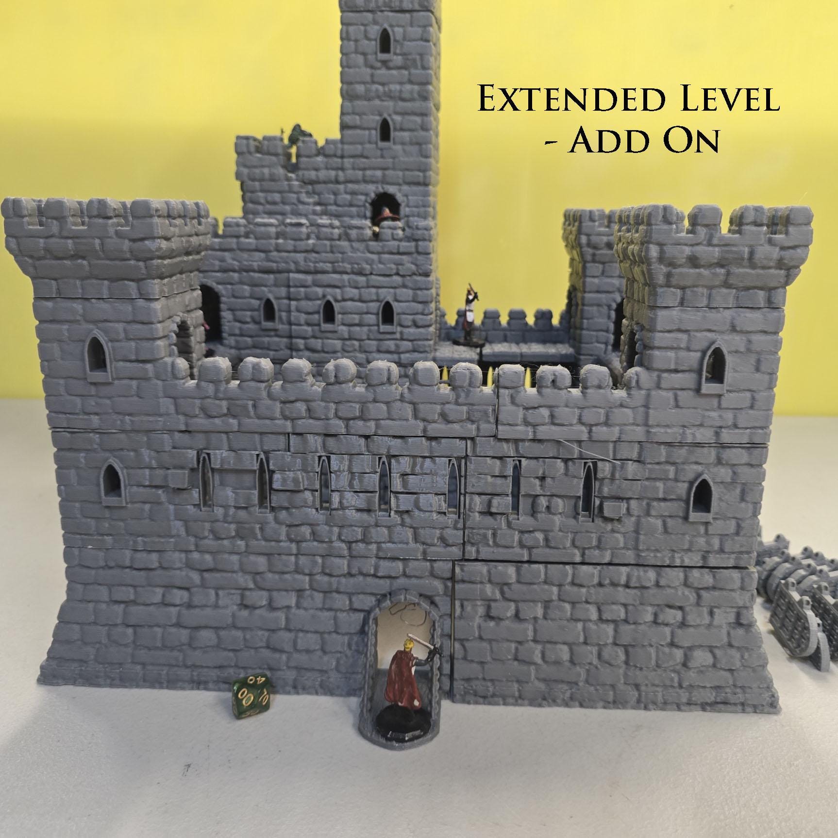 Island Castle, Castle, Fortress, Island Fort, Small Fort, Fort, Dungeons and Dragons, Castle Terrain, tabletop terrain