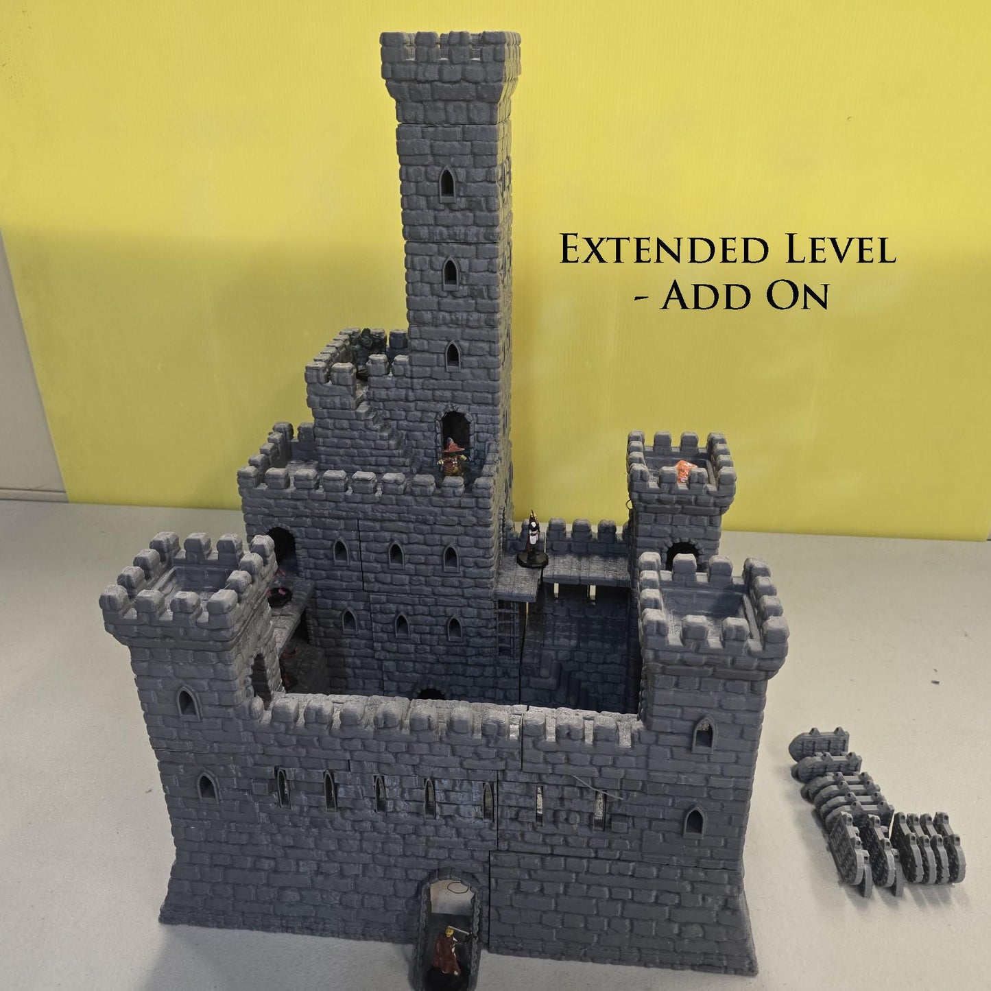Island Castle, Castle, Fortress, Island Fort, Small Fort, Fort, Dungeons and Dragons, Castle Terrain, tabletop terrain