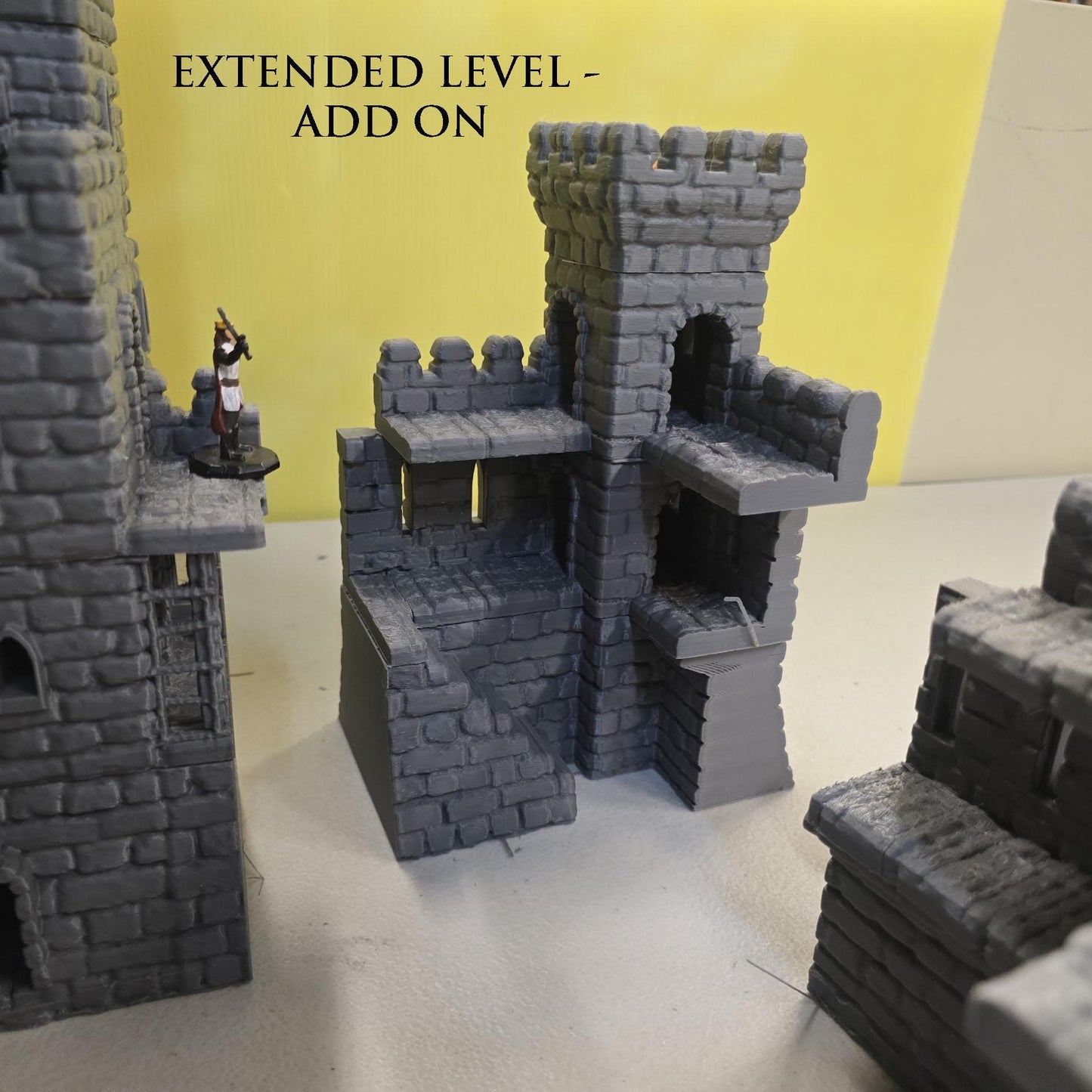 Island Castle, Castle, Fortress, Island Fort, Small Fort, Fort, Dungeons and Dragons, Castle Terrain, tabletop terrain